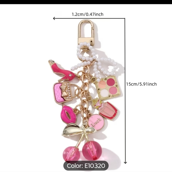 Cherry Keychain/Bag Charm - Picture 2 of 3